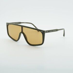 Isabel Marant IM 0096/S 01ED 70 Sunglasses Green Shield Frame, Brown Lenses